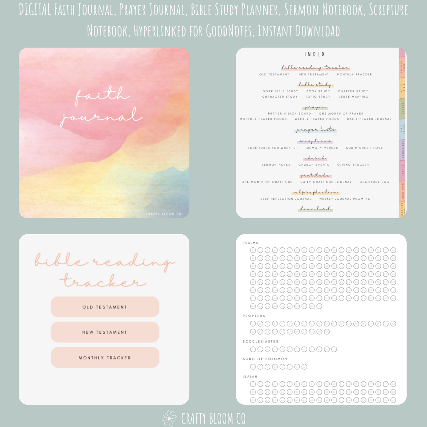 Everyday Faith: A Bible & Prayer Digital Planner