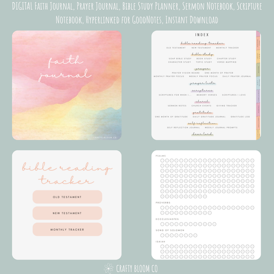 Everyday Faith: A Bible & Prayer Digital Planner