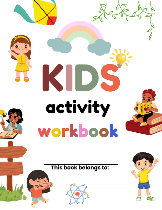 Kids Workbook Pre-K 120 Pages