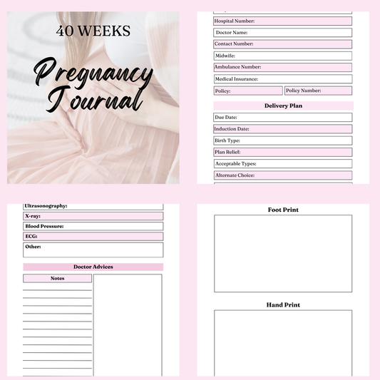 40 Weeks Pregnancy Journal