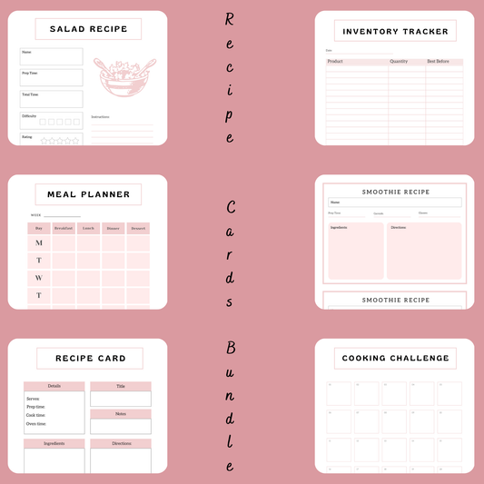 Kitchen Favorites Recipe Card Bundle